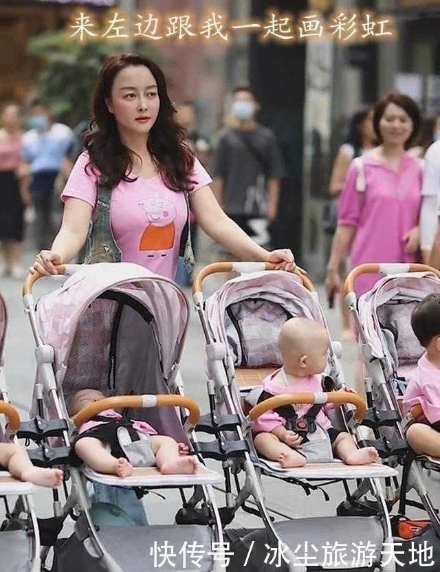 双胞胎女儿|夫妻俩一胎双胞胎女儿,二胎四胞胎儿子,逛街不是来炫娃,是炫富