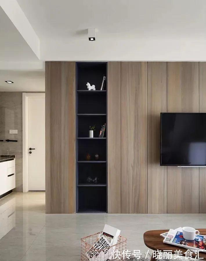 背景墙|木地板只能铺在地上？其实木地板不仅能上墙，还能“上天”！