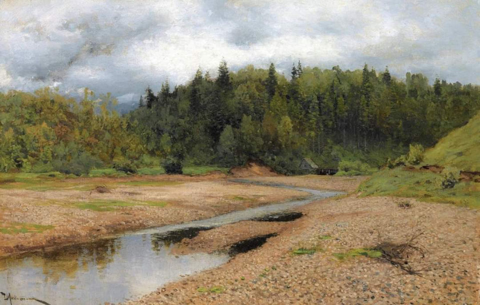 俄国现实主义风景画大师列维坦：用笔洗练 情感充沛|鉴赏 | 现实主义