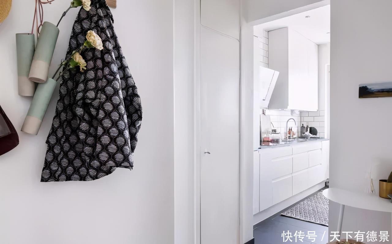 小家|她的42㎡北欧风小窝,洁白素雅功能超全,小阳台美得不像话,爱了