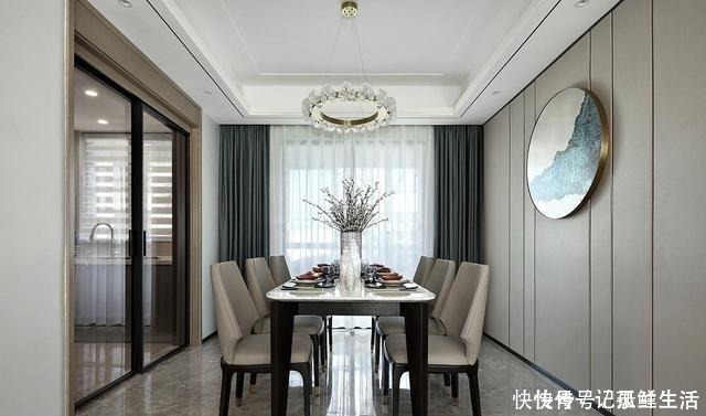 背景墙|有一种诗意,叫做新中式,158㎡家居设计,处处皆是诗情画意!