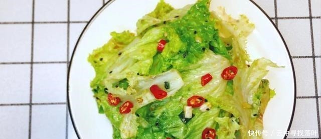 炝拌生菜|脂肪最害怕的蔬菜这样做刷脂瘦身,消除多余脂肪,快试试吧!