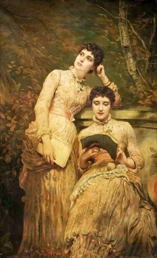 美人!英国艺术家詹姆斯·桑特人体油画中的美人,珠圆玉润,风情万种