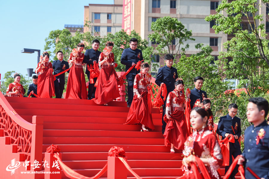 中铁四局|安徽合肥：百对建设者举行集体婚礼【组图】_中安在线