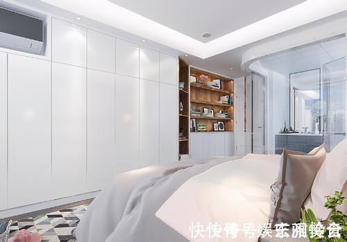 主色调|100平现代风极简家,浅色系混搭设计,让整个内景充满浪漫气息