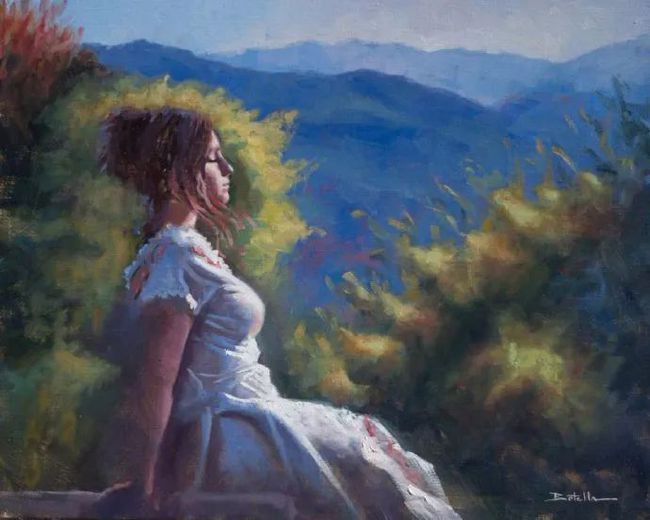 艺术学院$法国女画家:魅力独特的色粉味道