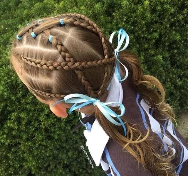 编发 72款好看的儿童编发,有闺女了就要给她编这样的发型,宝妈快收藏