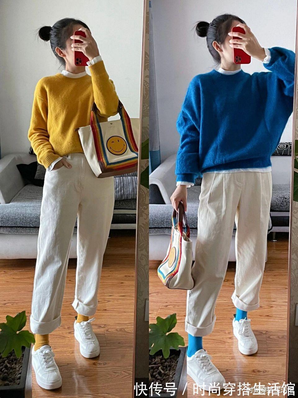 小蛮腰 春节别总穿牛仔裤,试试这“加绒裤”,时尚保暖又显瘦,太美了