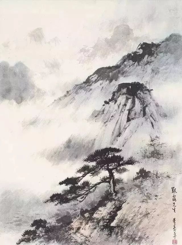 焦墨#董寿平：笔中有我也无我，任它造化安排中