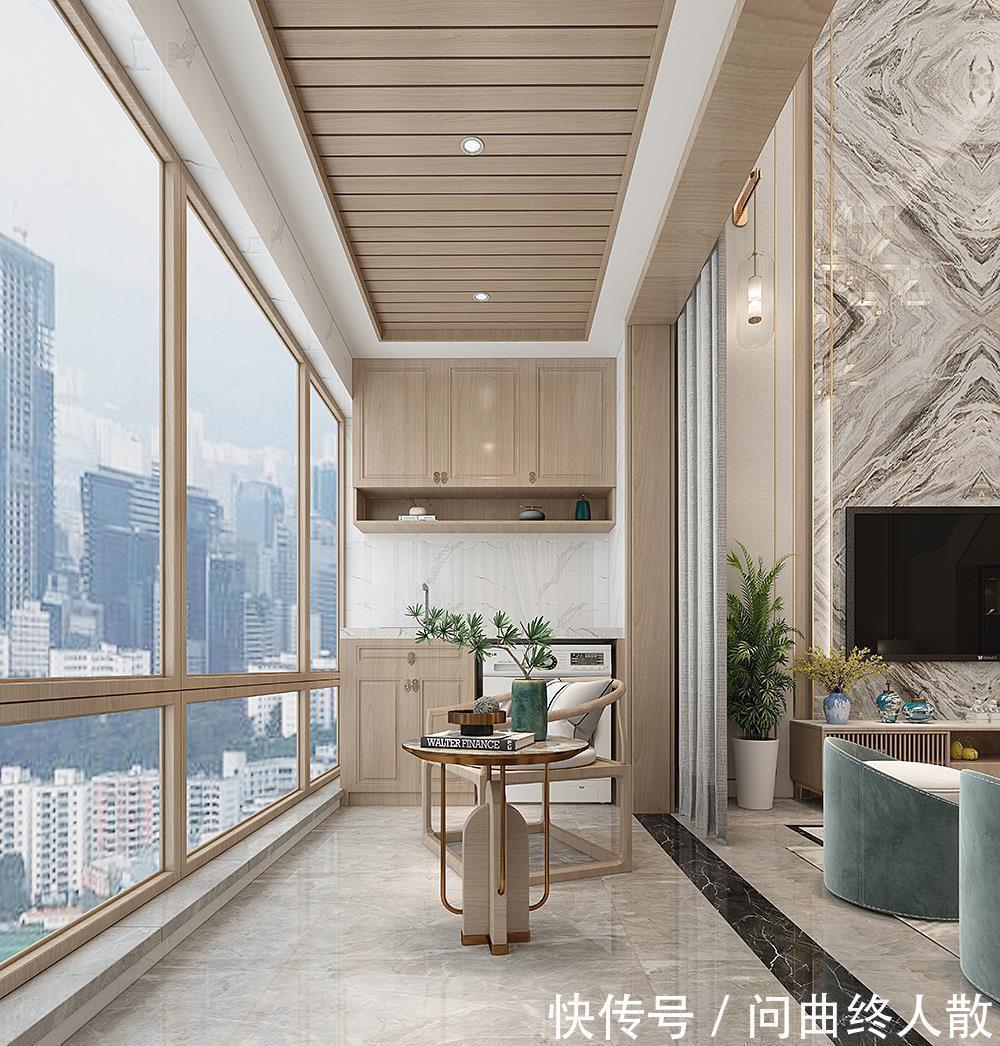 阳台|发现一户很有品味的中式样板房,两层复式楼,格局好,装修很高级