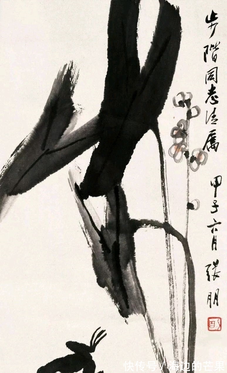 画品$国画家|人品、画品皆高逸,张朋大写意花鸟画