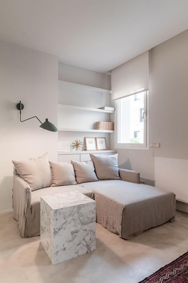 水泥|看了她家40平高级装修,不佩服不行,进来是水泥地,收纳做满屋