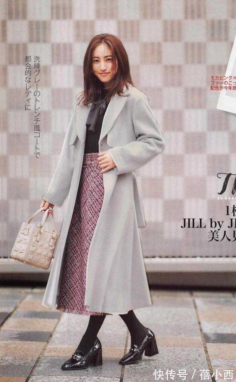 大衣 懂得打扮比身材好重要,瞧日本女人的大衣搭配,优雅时尚又显贵