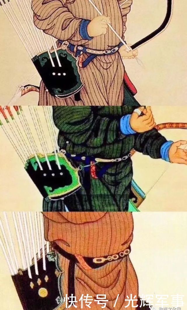 满洲的铠甲为何外边看不到甲片?