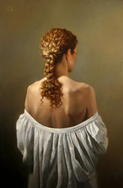 学院派#美国当代学院派画家大卫·格雷的作品,古朴之美,甚美