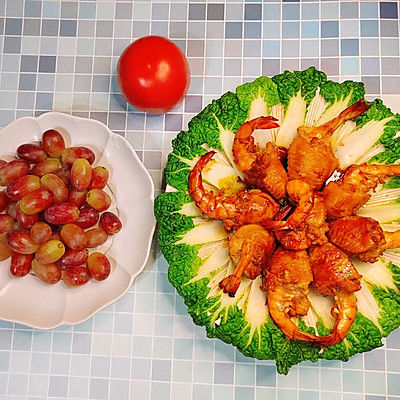 原来做鸡翅包里脊肉和虾这么简单