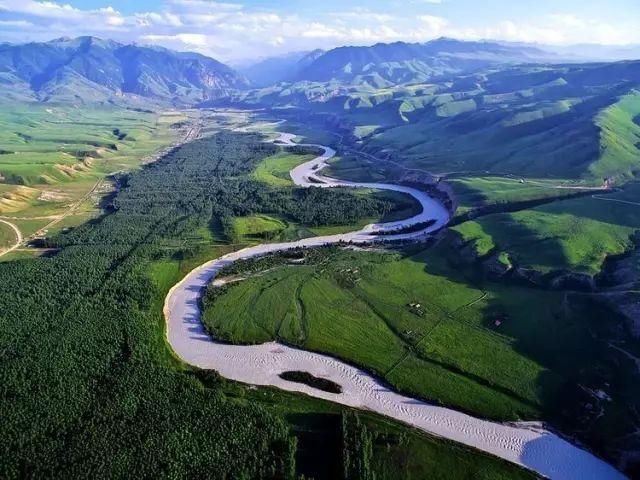 墨绿|天山草原喀拉峻，有着冰山幽谷之险，云杉墨绿之奇，山花烂漫之美