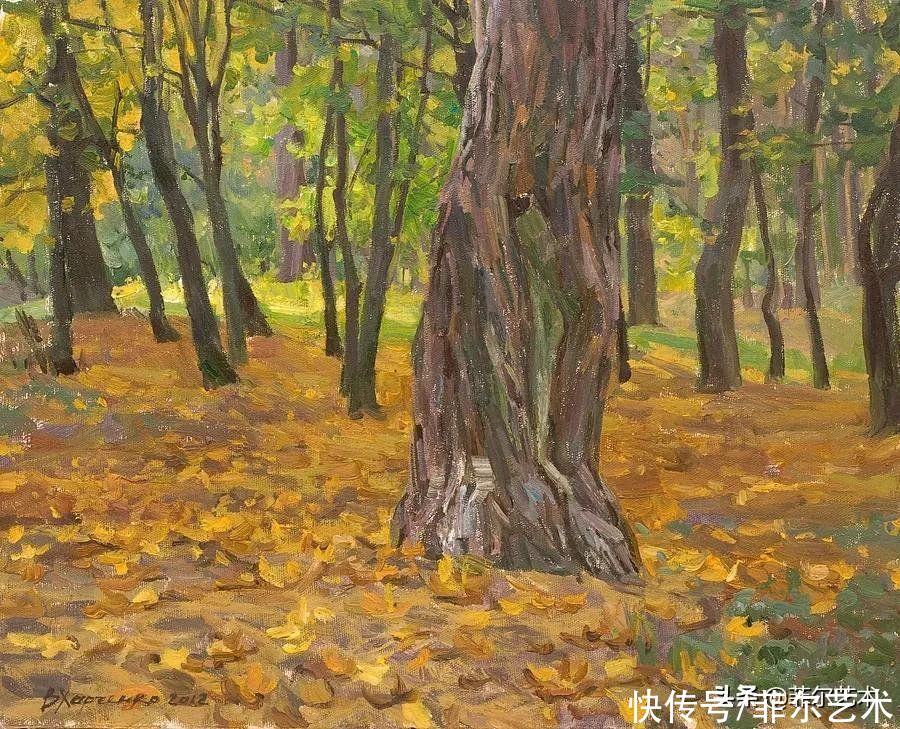 victori俄罗斯女画家维多利亚·哈尔琴科风景油画作品欣赏