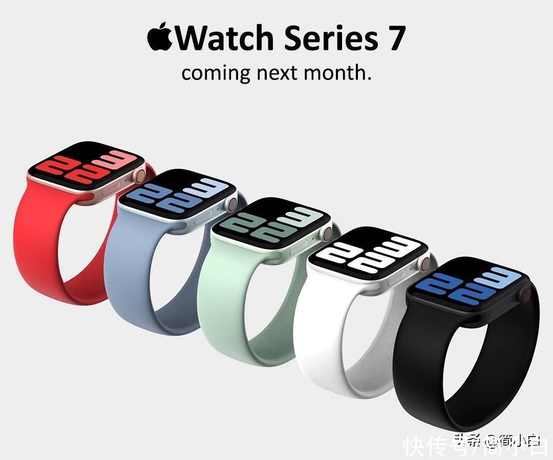 m我“方”了！Apple Watch 7渲染图出炉，这个设计心动了