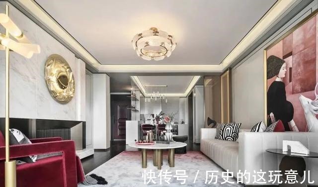 绯红|161平米轻奢新欧式，优雅时尚~！