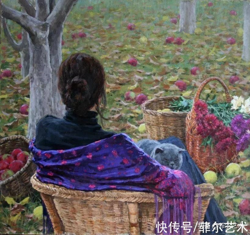 超写实$俄罗斯具象画家叶夫根尼·穆科夫宁超写实油画作品欣赏