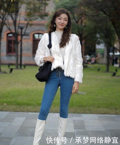 靴筒|最近一种穿法火了,叫“裤子塞进靴筒里”,保暖显瘦,时髦精都爱