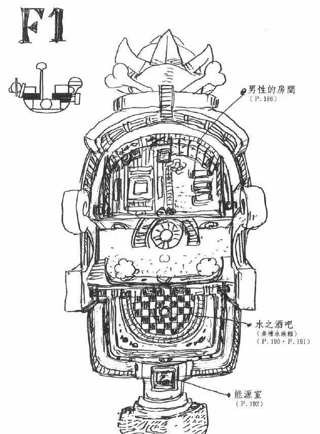 a8558|海贼王桑尼号内部构造图回顾！