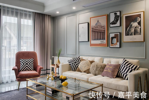 时尚|王阳洋作品:144㎡轻奢三居,简约的时尚空间,优雅且实用