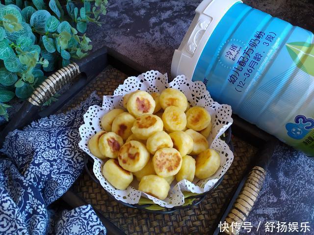 1根山药2个鸡蛋,无水无油无需烤箱的小面包,孩子一吃就是一盘!