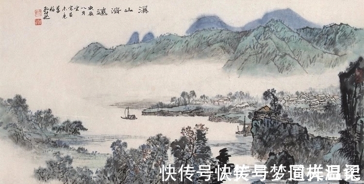 作品&他的国画作品，画面之中气势犹如千军万马，挥笔泼墨酣畅淋漓