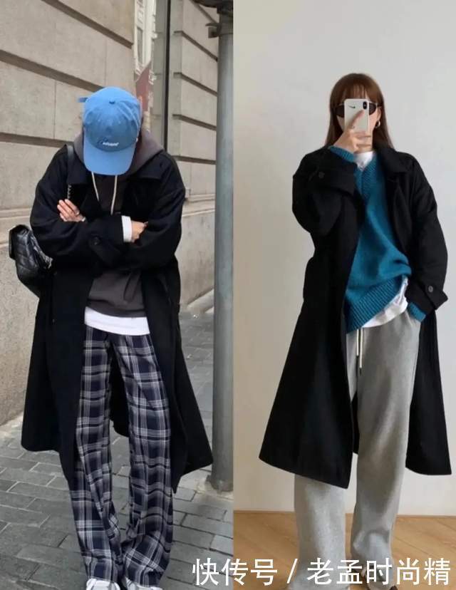 穿来穿去, 黑色大衣还是这3种搭法最时髦减龄, 一衣多穿好实用