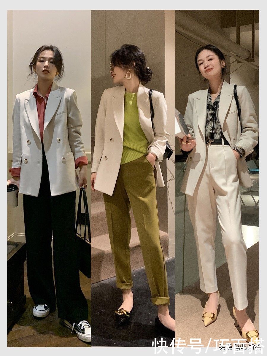 上班族的27种搭配方案，气质优雅又知性，日常职场都是时髦精