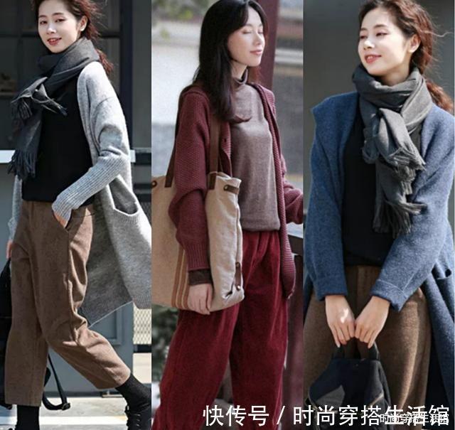 阔腿裤|还露脚踝你就out了,这21套秋冬季穿搭示范,显高显瘦显腿长
