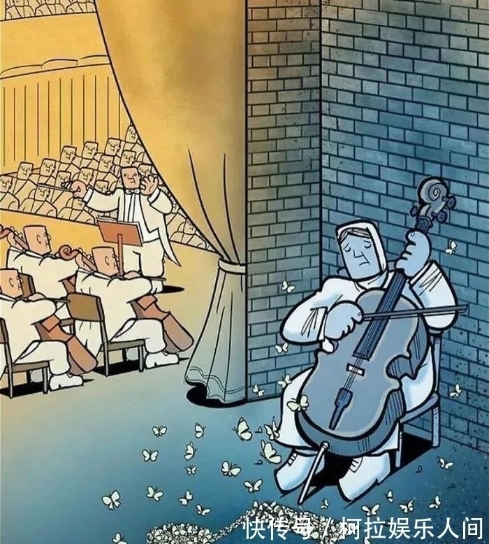 插画&40岁伊朗插画家,创作讽刺人性的插画,震撼众人