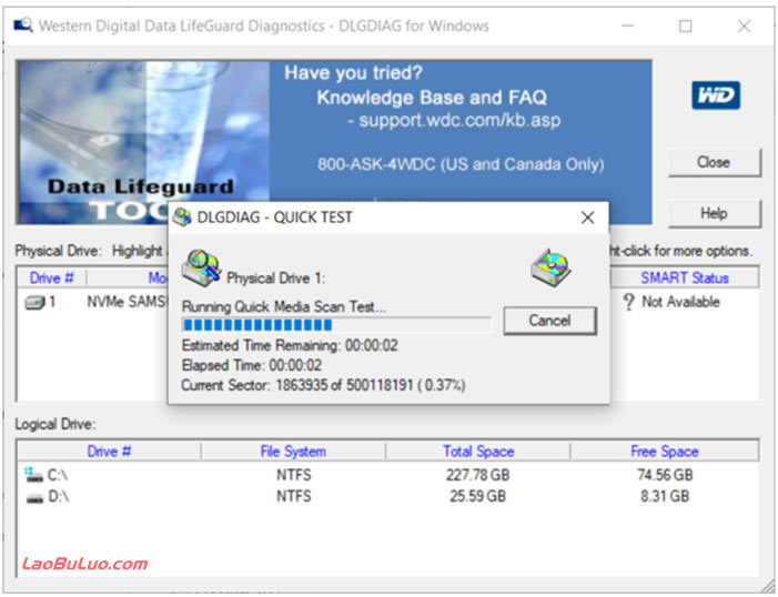 Data Lifeguard Diagnostic by WD