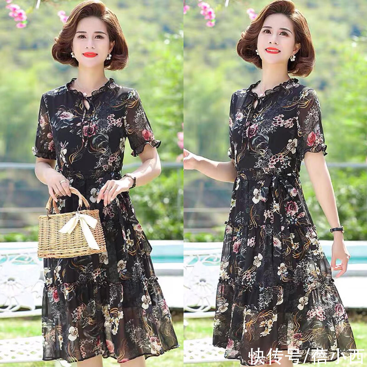 50岁女人应该怎样打扮？不要“扮嫩”，穿对连衣裙气质才更高贵