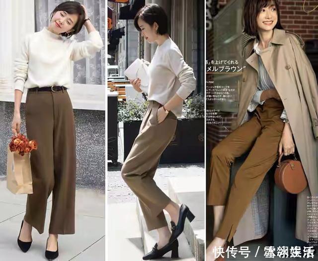 毛衣|属于四五十岁女人的优雅时尚穿搭，温暖又低调的大地色系，超气质