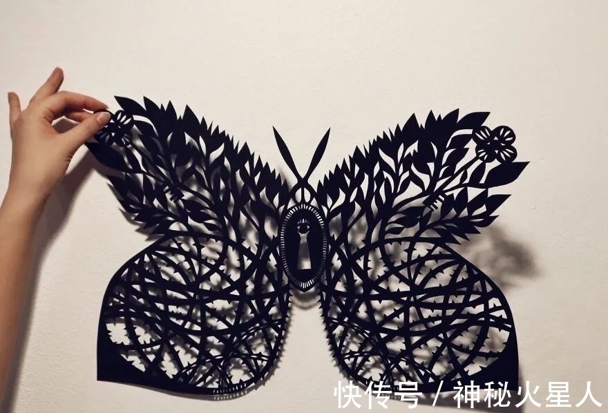 弗里达$她的剪纸作品太有想象力了!夸一句精美绝伦,一点也不过分