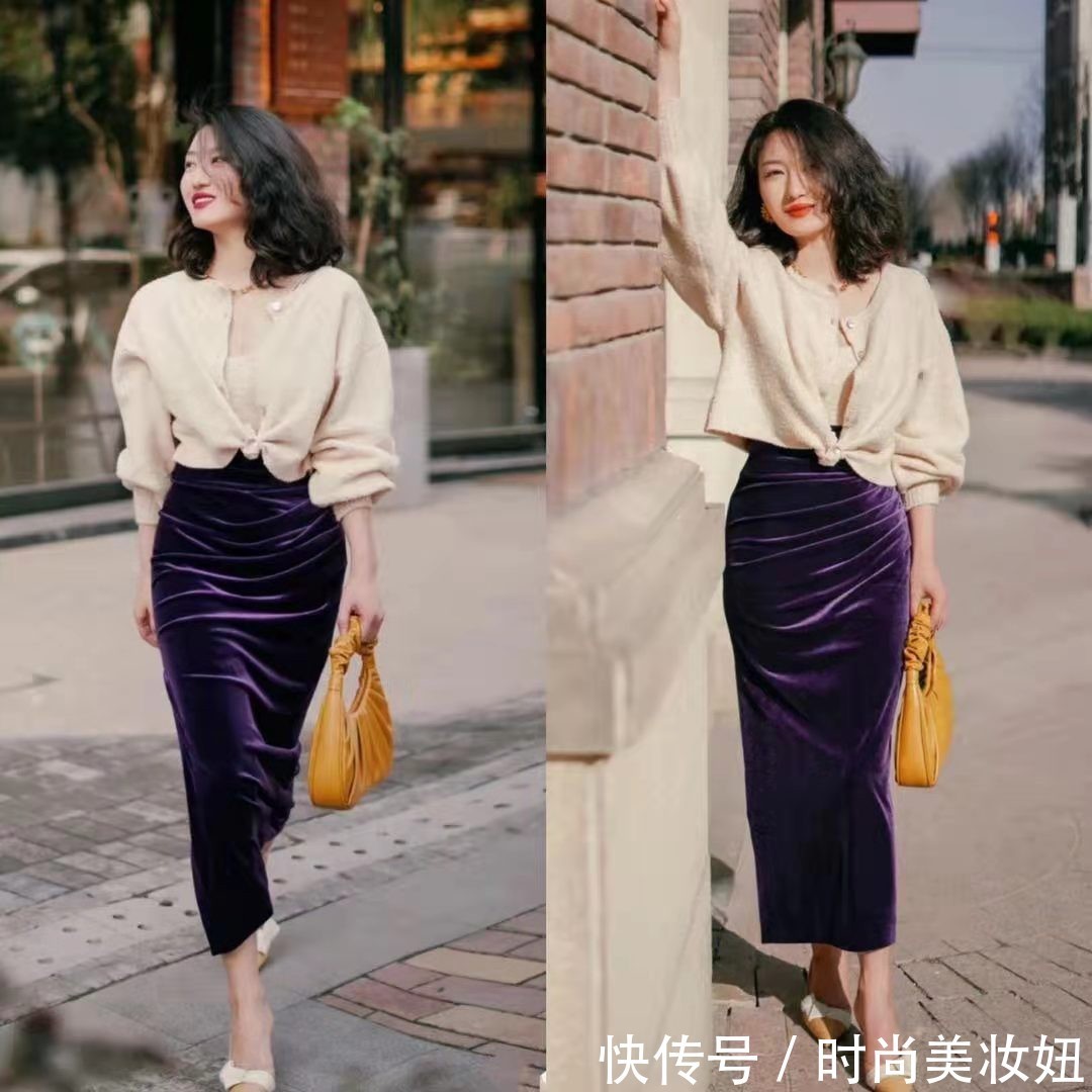 s曲线|上了年纪的女人,多穿“包臀裙”更显气质,这组优雅穿搭太美了