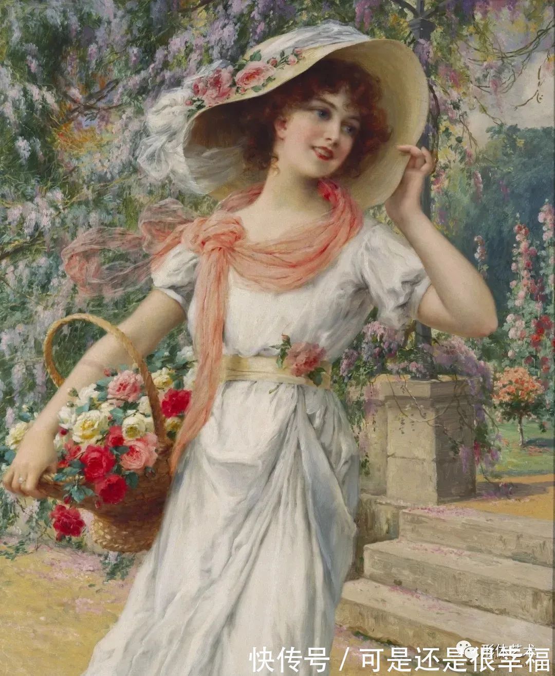 古典#油画中的那些古典女子,含苞待放,静待花开