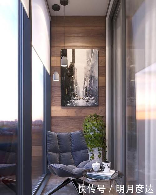 百叶帘|以后阳台我也不封,这样幕布搭木架上遮阳,跟豪宅小露台一样惬意