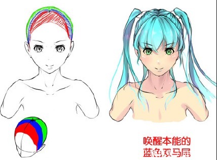 头发怎么画出层次感?教你头发走向和层次的绘画技巧!