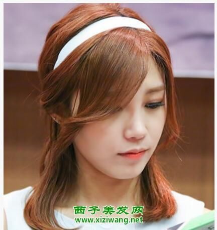 少女|青春少女中长发发型图片清纯少女中长发迅速提升可爱气质