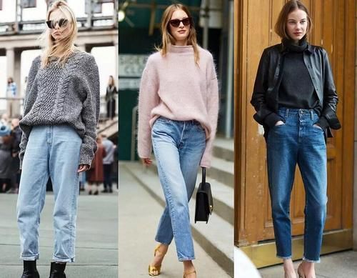 不追求甜美!深冬超火“毛衣+奶奶裤”穿搭:演绎帅气的大女人风