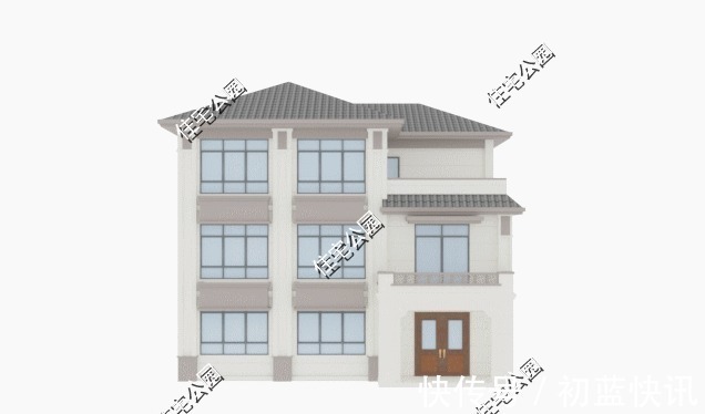 居住|9间卧室才够住,这样的农村别墅,不建是自己的损失