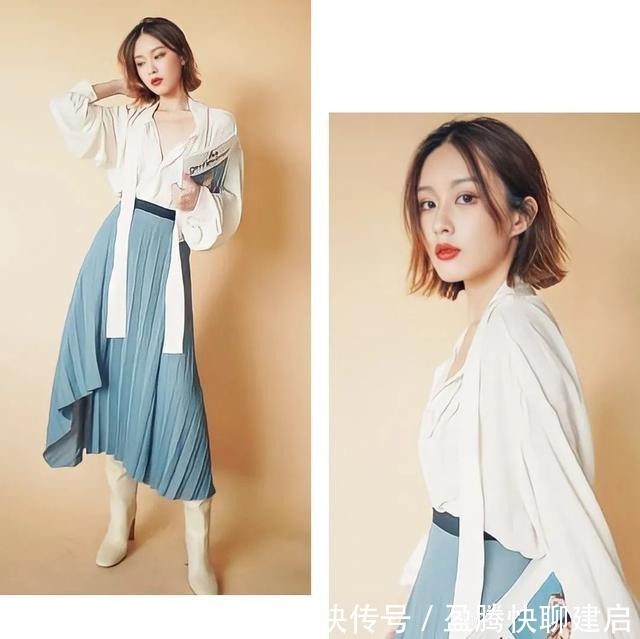 厚毛衣+裙子,毛衣+裤子,冬天就该这么穿,洋气炸了!