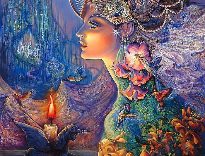 艺术家!英国艺术家约瑟芬 神秘而空灵的超感艺术