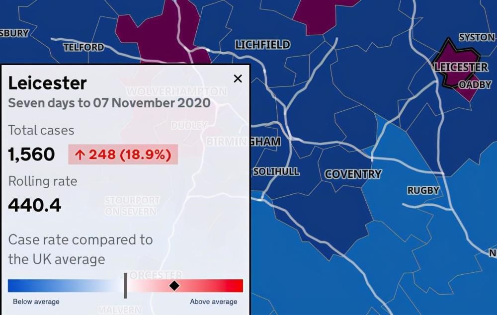 影响|英国二次封国难敌新冠？图解英国热门大学所在30个区域疫情形势对留学影响