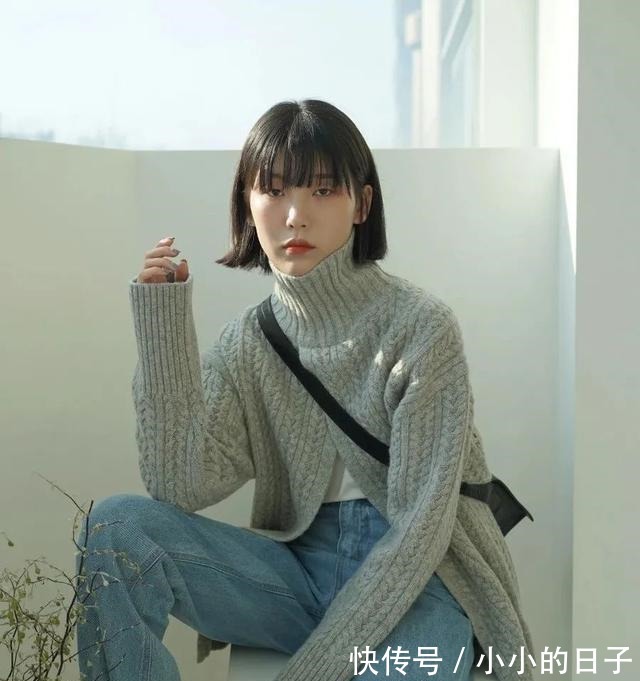 大衣 毛衣+半裙,大衣+针织衫,这才是秋冬的正确打开方式!