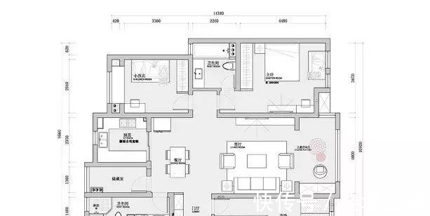 粉色调|130平米轻奢美式风新房,颜色搭配恰到好处,温柔而迷人!
